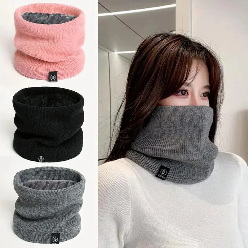 Wool Scarf Men - Cachecol de malha feminino, lenço de