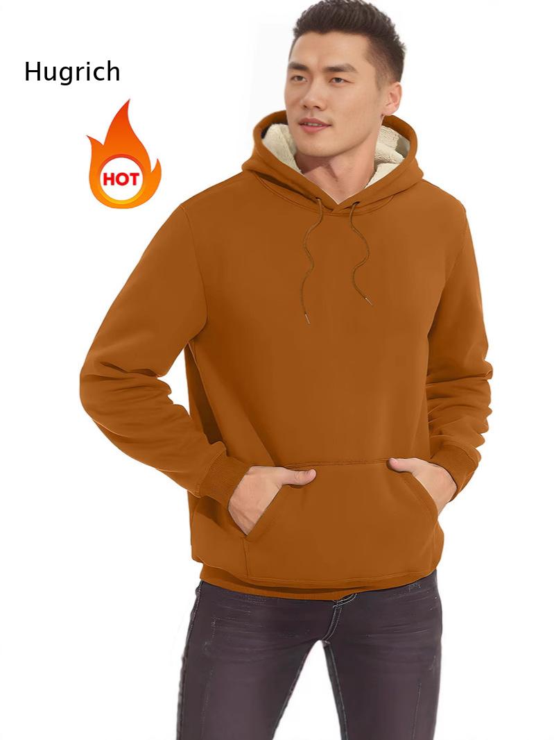 Sherpa Hoodie Fleece - Moletom Masculino com Forro Sherpa, Capuz