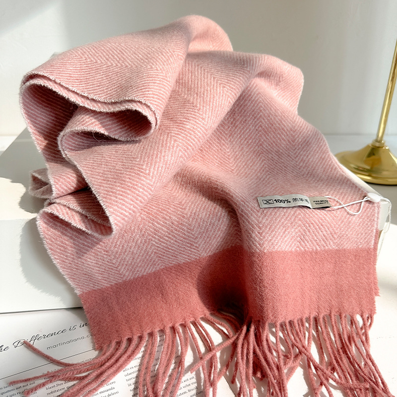 Cachecol de Lã 100% Pura para  - Wool Scarf Men avaliação e preço