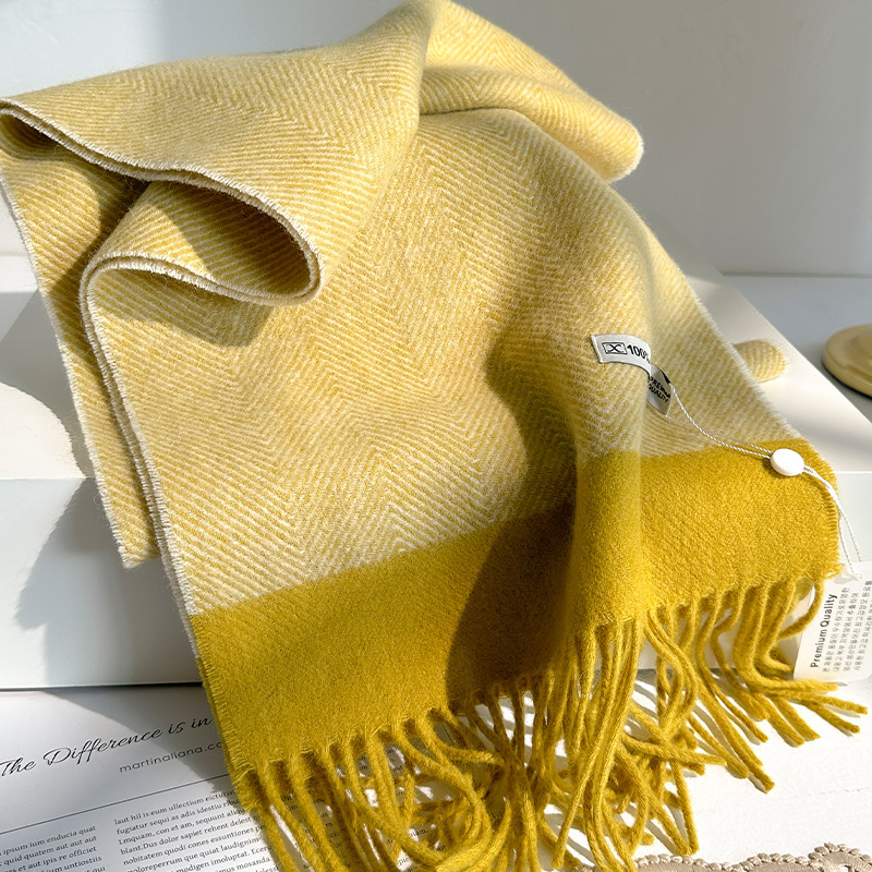 Cachecol de Lã 100% Pura para  - Wool Scarf Men avaliação e preço